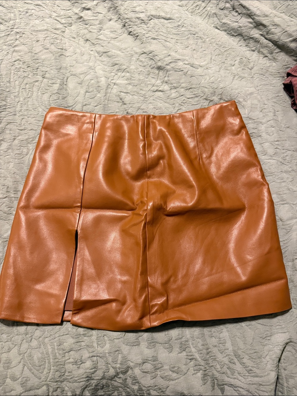Forever 21 womens leather skirt